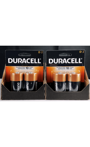 Batteries: BAT-DURACELL-D-2