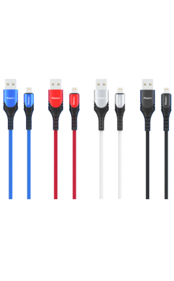 Apple Compatible Fast Charging 10 Ft Lightning Fabric Data Cable - Wholesale Pkg. Reponic: RP-CB361-IPH