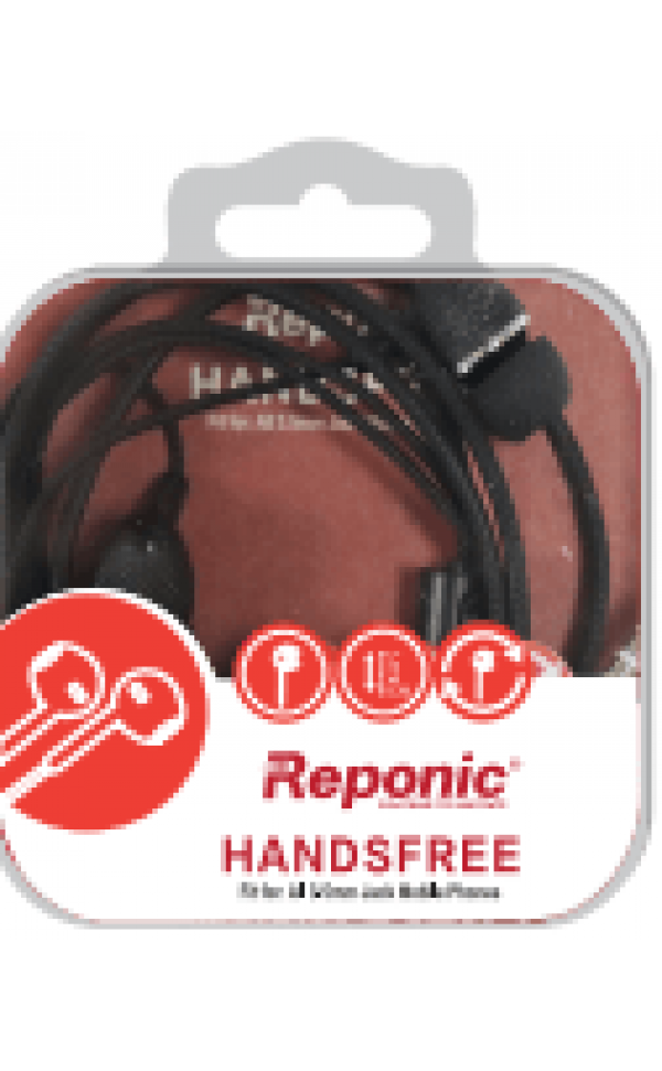 In-Ear Stereo Earphone Noise Isolating Heavy Bass - Wholesale Pkg. Reponic: RP-EP11