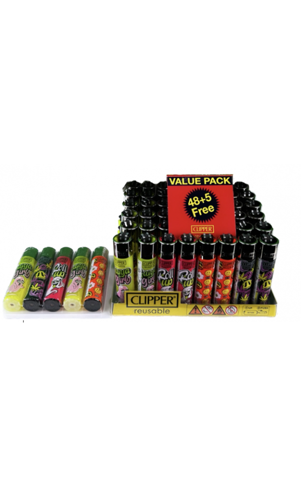 Lighters & Butane: LIT-CLIPPER-ROLL-UP-5