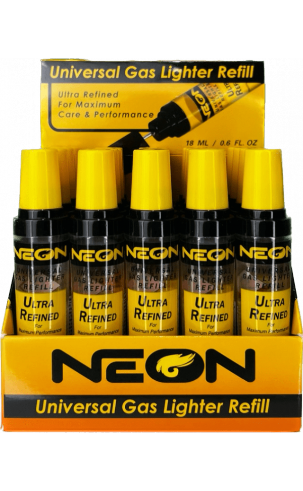 Lighters & Butane: LIT-NEON-REG-18-BX