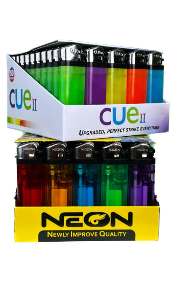 Lighters & Butane: LIT-NEON-REG-LIGT-TRAY