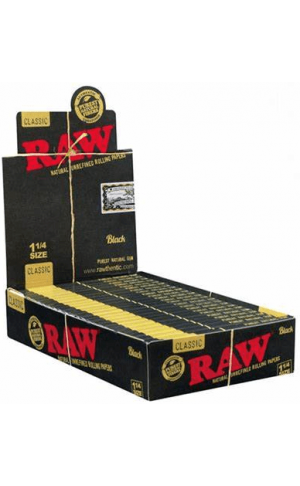 Rolling paper: ROL-RAW-1-1-4-BK-24CT