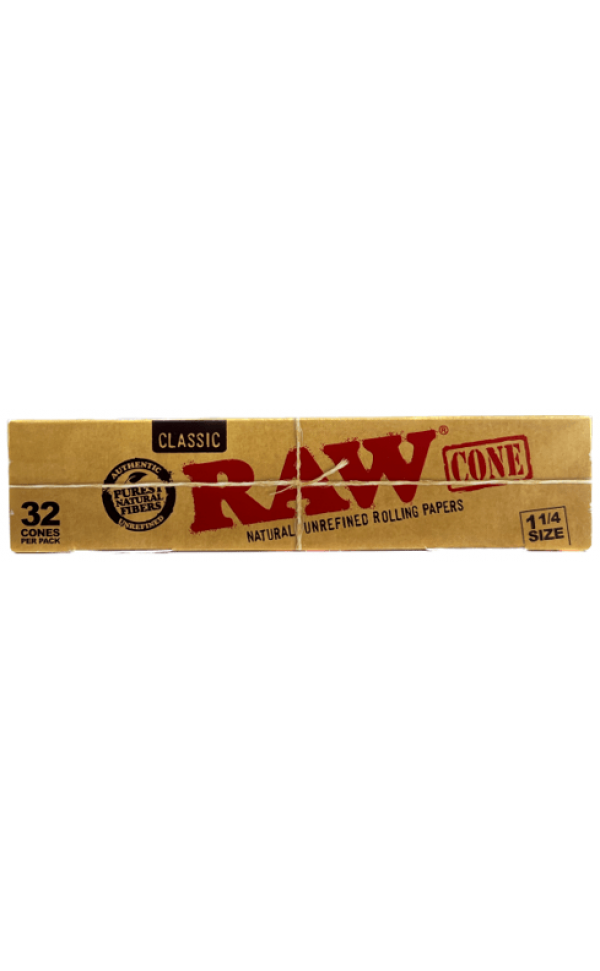 Rolling paper: ROL-RAW-CONE-CLASSIC-1-1-4-CLASSIC-32X