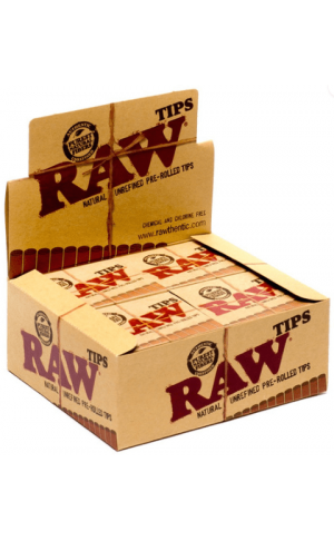 Rolling paper: ROL-RAW-NATURAL-PRE-ROL-20CT