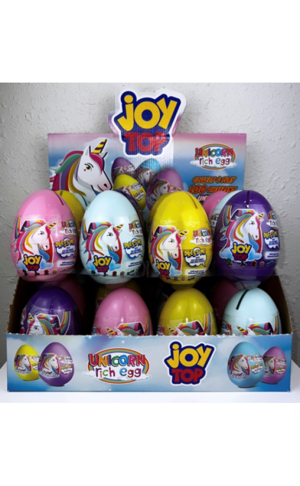 Snacks & Candy: SNC-JOYTOP-UNICORN-RICH-EGG-STAND