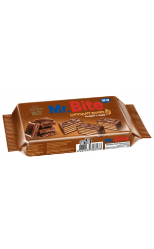 Snacks & Candy: SNC-MR-BITE-MILK-CHOCOLATE-WAFFERS