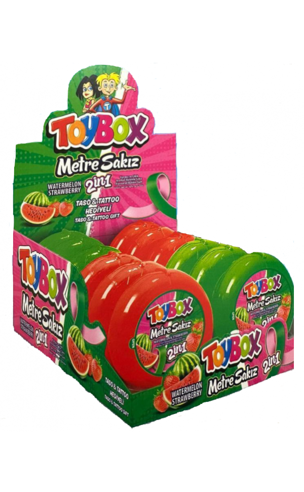 Snacks & Candy: SNC-STRIP-GUM-WATERMELON+STRAWBERRY