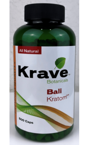 Herbal Supplements: SUP-KRAVE-BALI-CAPSULES-500CT