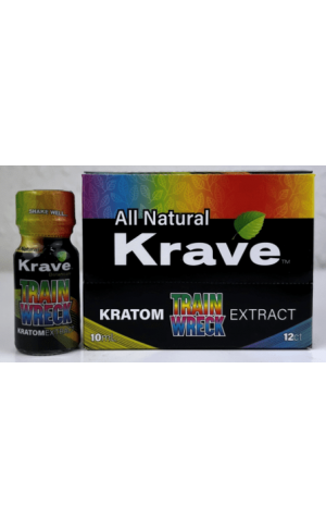 Herbal Supplements: SUP-KRAVE-EXTRACT-SHOT-TRAINWRECK