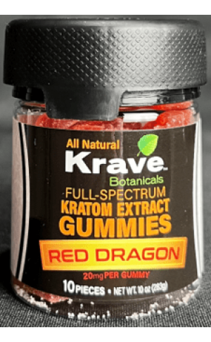 Herbal Supplements: SUP-KRAVE-KRATOM-GUMMY-RED-DRAGON