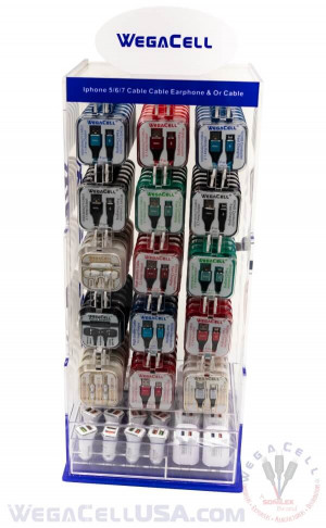 Lockable Counter Display Rack 139 pcs. Model No. WegaCell: WL-9903ASD