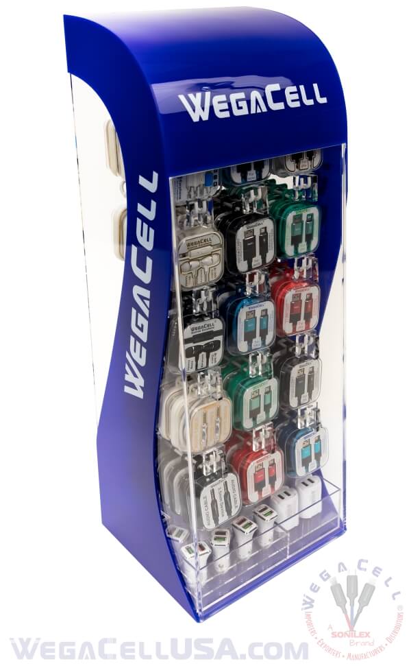 Counter Display Rack 118 pcs. Model No. WegaCell: WL-9915AS